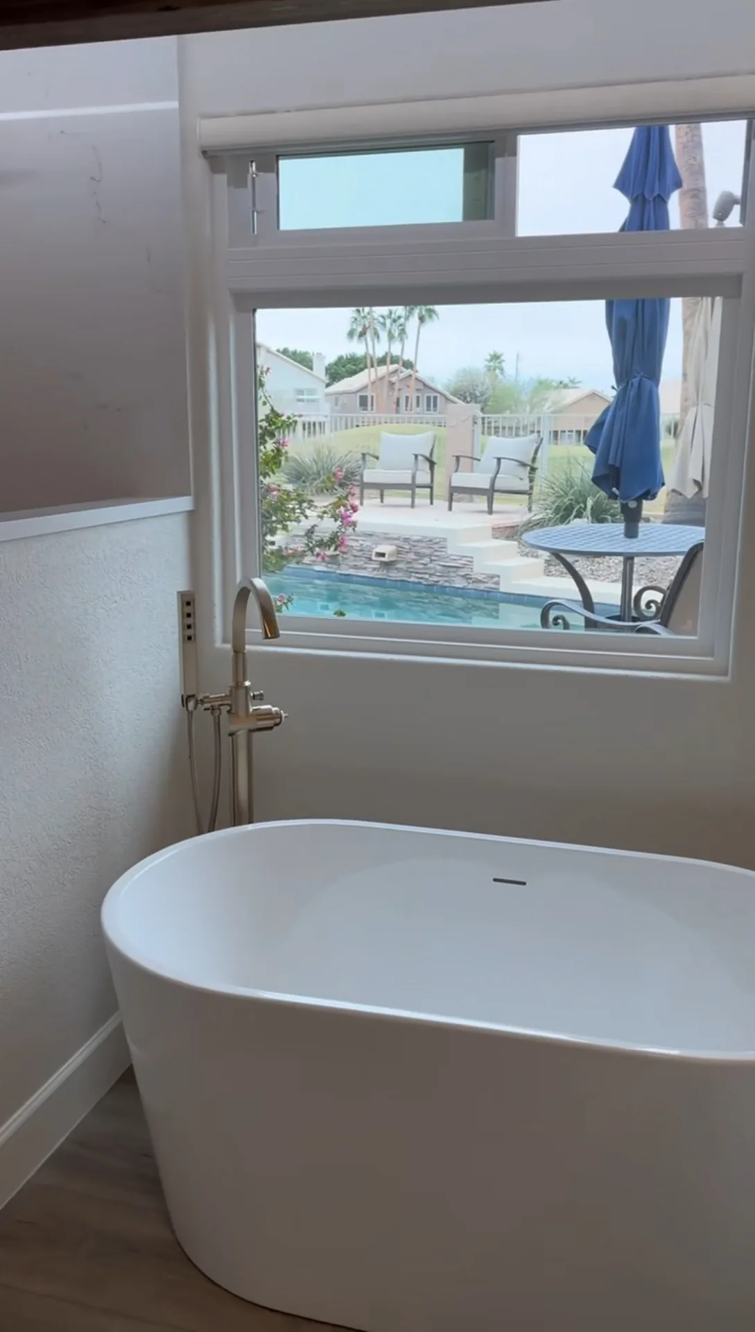 Primary bathroom remodel with a freestanding soaking tub by Orange Cactus Remodeling, serving Mesa, AZ